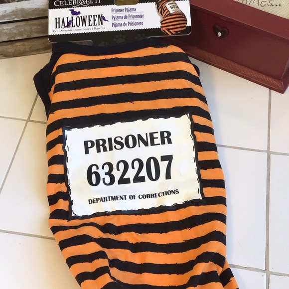 Pet Prisoner PJs Costume NWT (#3) - Picture 3 of 6